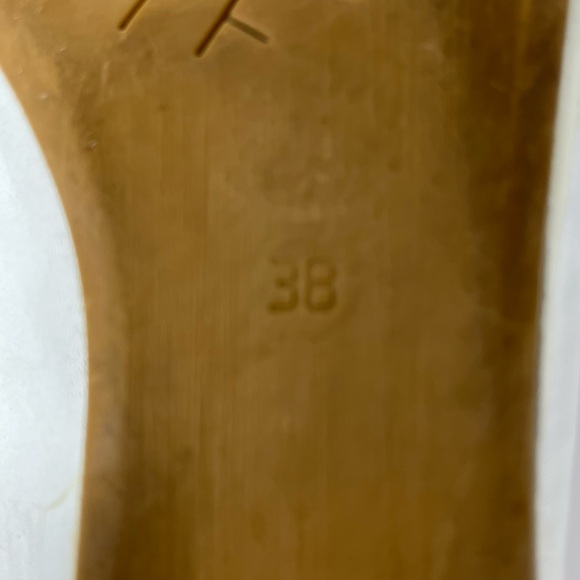 Bueno Keely sling back flat White Leather Sandals EU38 - Picture 11 of 11